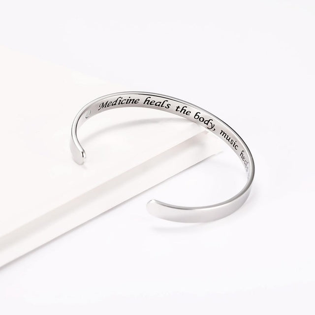 Music Heals The Soul Bangle