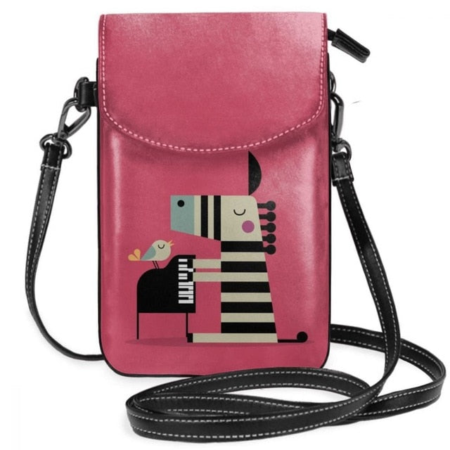 Piano Leather Multi Purpose Purse