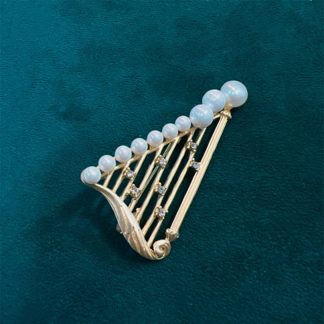 Musical Instrument Brooch
