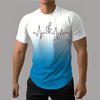 Music Note Gradient Heartbeat T-Shirt