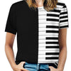 Piano Keys Woman's Top