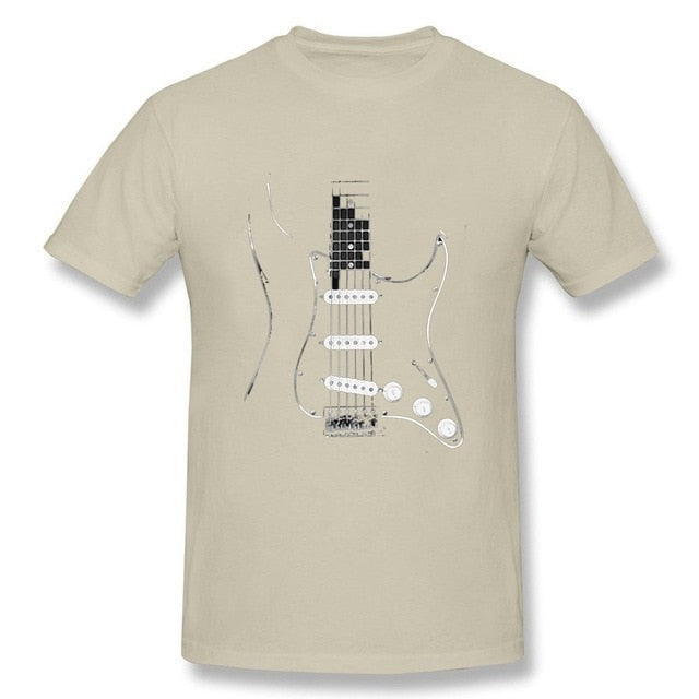 Electric Guitar Print T-shirt