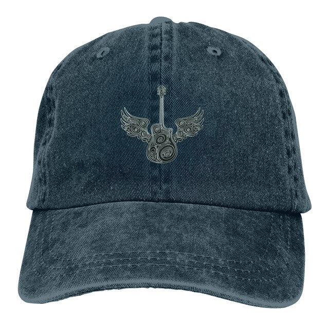 Wings Guitar Baseball Cap
