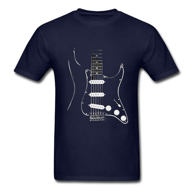 Electric Guitar Print T-shirt