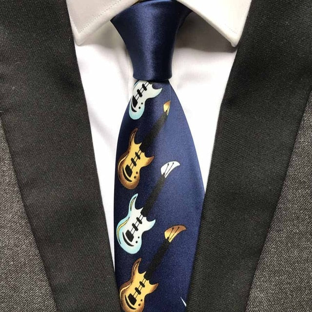 Music Guitar Necktie