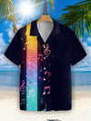 Music Note Hawaiian Oversize Shirt