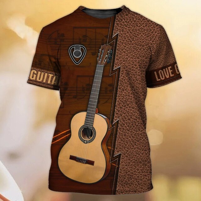 Guitar New Pattern T-Shirt