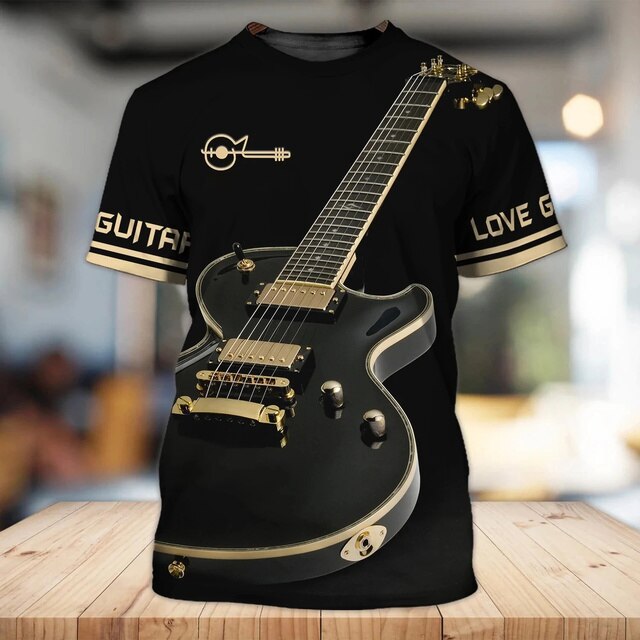 Guitar New Pattern T-Shirt