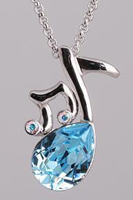 Musical Note Pendant Necklace - Artistic Pod