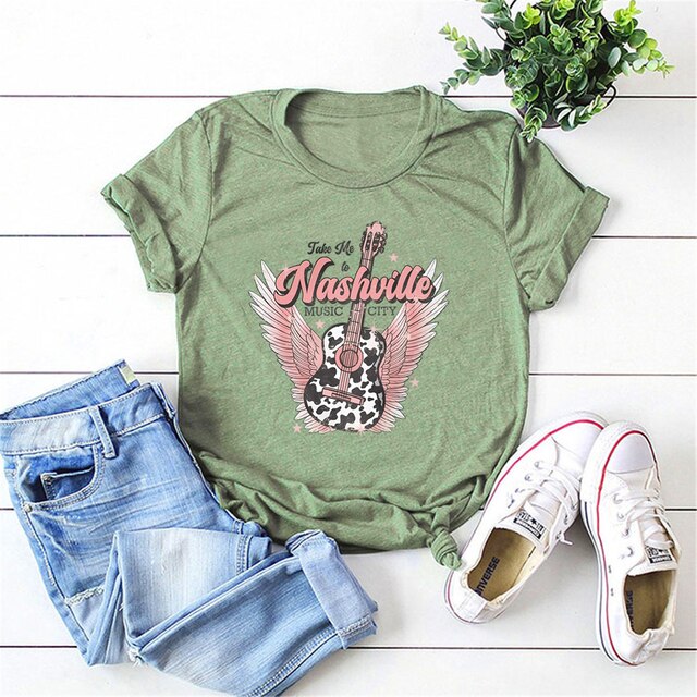 Nashville Music Vintage Style T-shirt