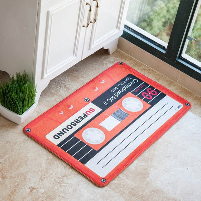 Colorful Retro Magnetic Tape Carpet