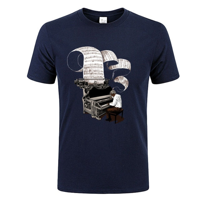 Composer Music Note Piano Tee