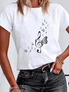 Music Note Graphic T-Shirt