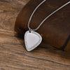 Guitar Pick Triangle Necklace