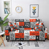 Musical Note Pattern Sofa Cover