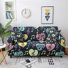 Musical Note Pattern Sofa Cover