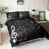 3D Music Notes Art Bedding Set - White Music / US Twin(173x218cm) - { shop_name }} - Review