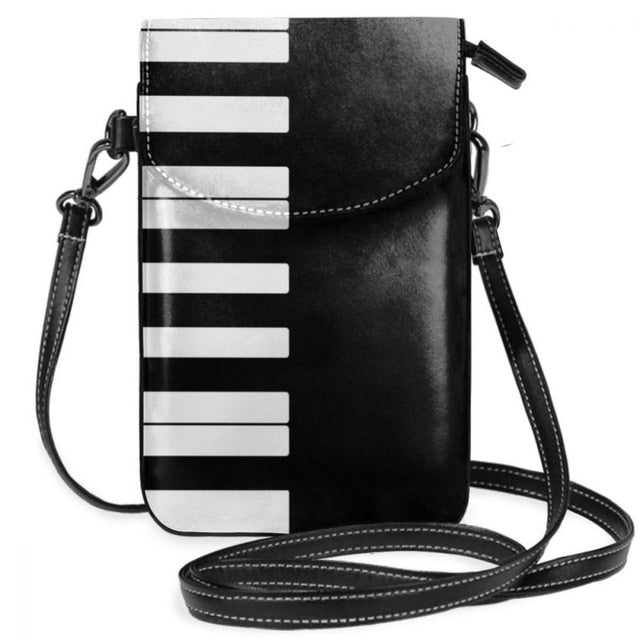 Piano Leather Multi Purpose Purse