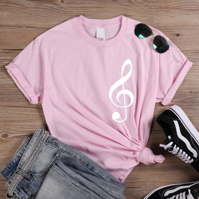 Treble Clef Casual T-shirt