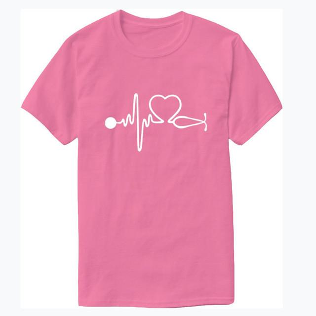 Heart Women Headset Music T-Shirt - Artistic Pod
