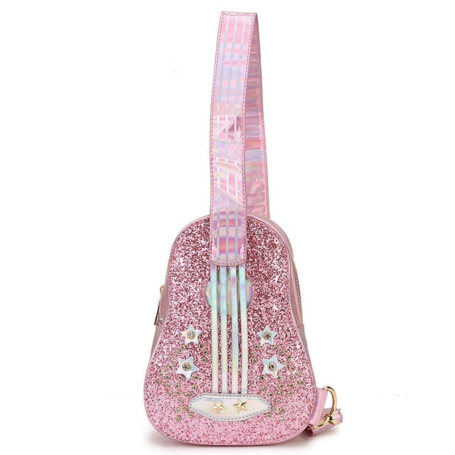 Shiny Guitar Cross-body Bag