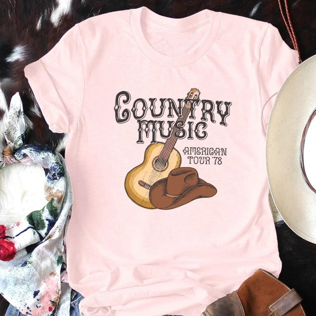 Country Music American T-Shirt
