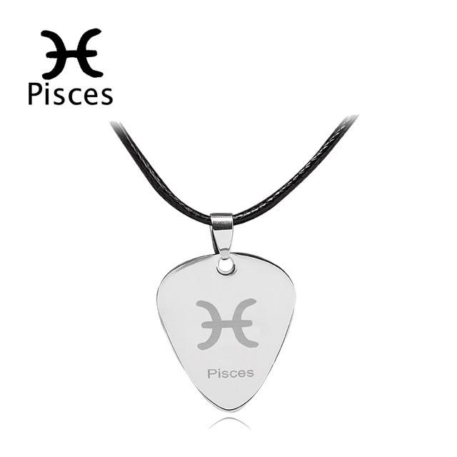 Amazing Zodiac Guitar Pick Necklace - Pisces - { shop_name }} - Review