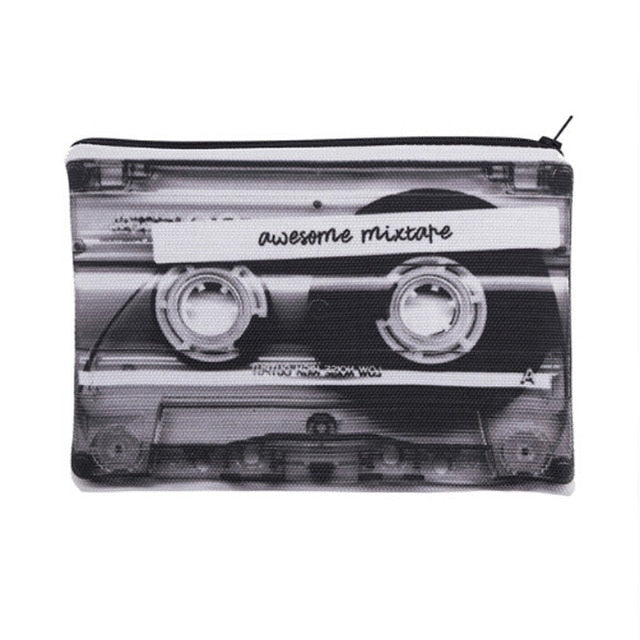 Free - Retro Cassette Makeup Bag