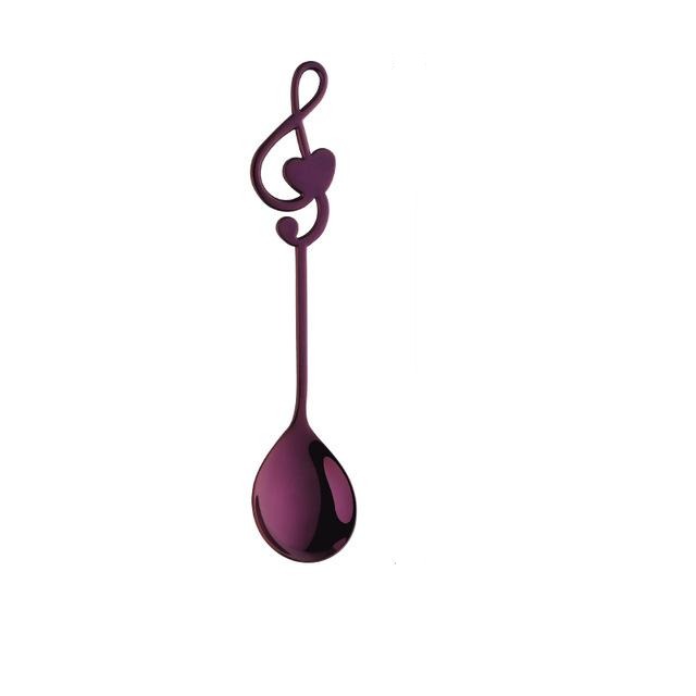Heart Treble Clef Coffee Spoons