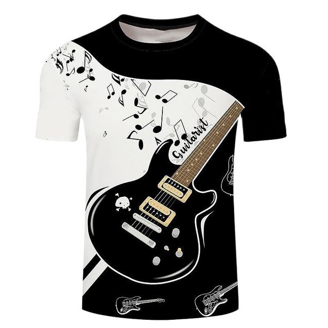 Electric Guitar Graphic T-Shirt