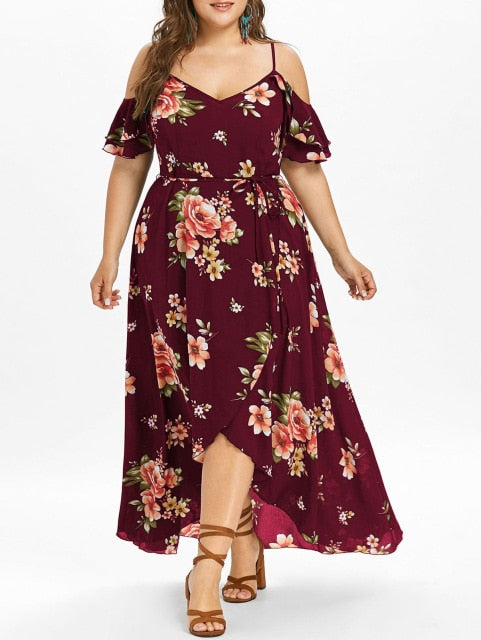 Summer Floral Plus Size Dress