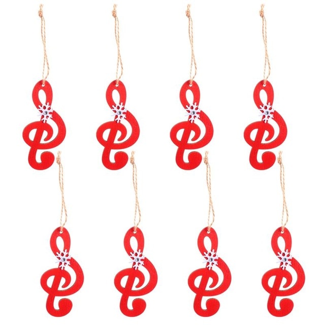 Music Notes Christmas Tree Hanging Decor