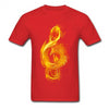 Music Reborn Phoenix Note T-shirt