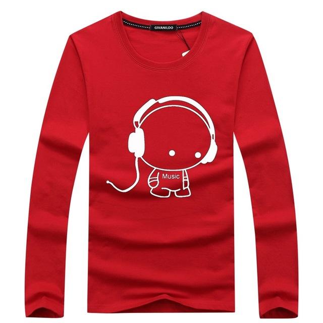 Music Rock Headset Long Sleeve T-Shirt