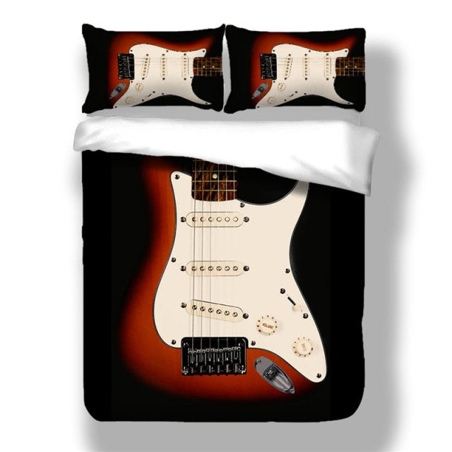 Guitar/Piano Design Bedding Set