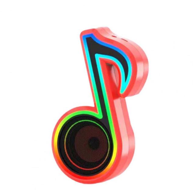 Portable Music Notes RGB Light Speaker