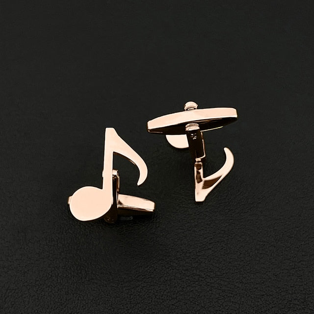 Minimalist Music Note Cufflinks