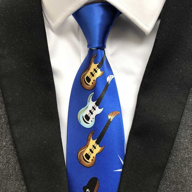 Music Guitar Necktie
