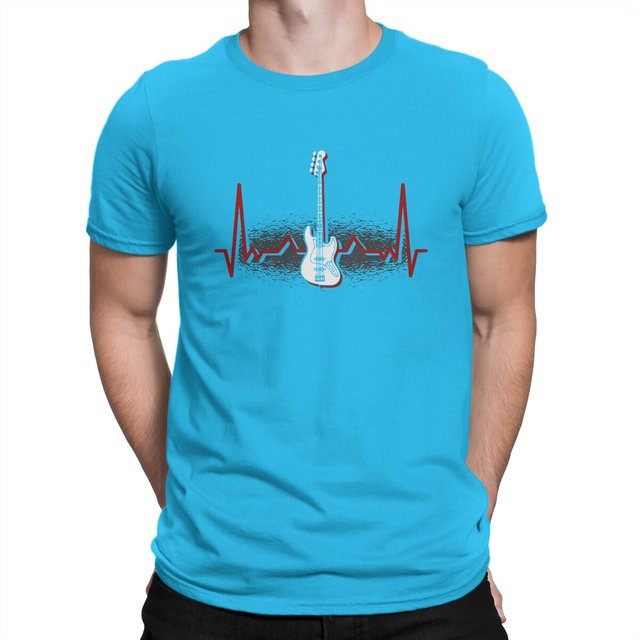 Bass Guitar Heartbeat T-shirt