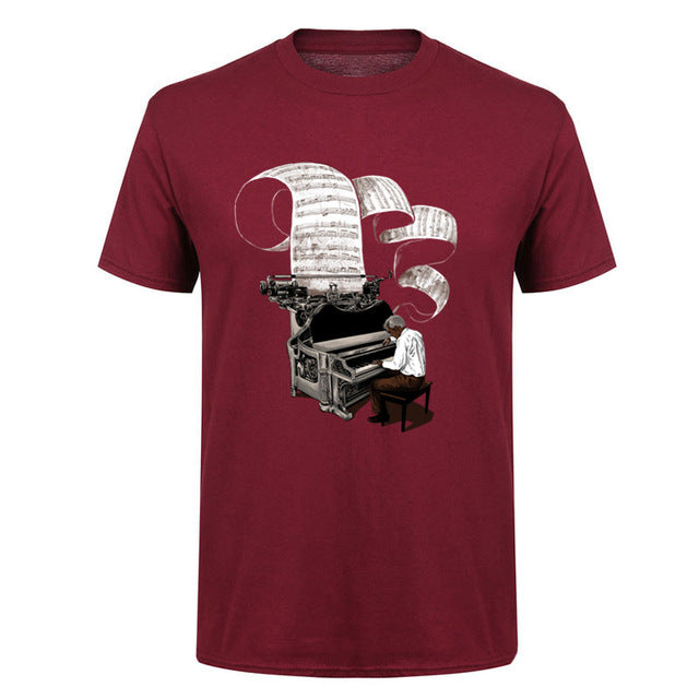 Composer Music Note Piano Tee
