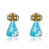 S925 Silver Music Earrings