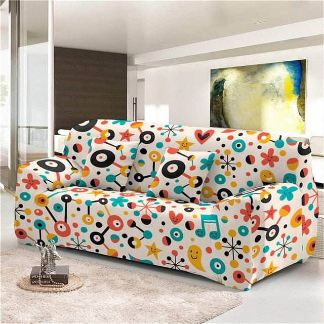Music Notes Sofa Cover