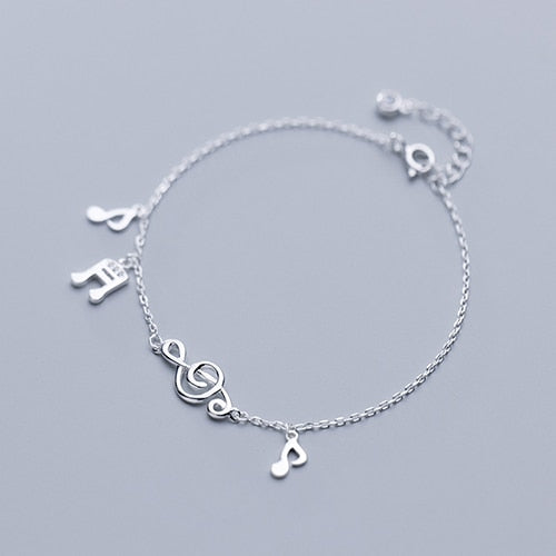 Treble Clef Music Note Bracelet