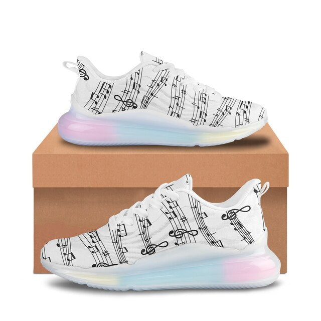 Piano Key Music Note Sneakers