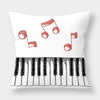 Modern Music Notes Pillowcase