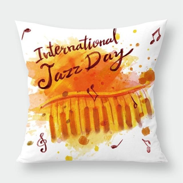 Modern Music Notes Pillowcase