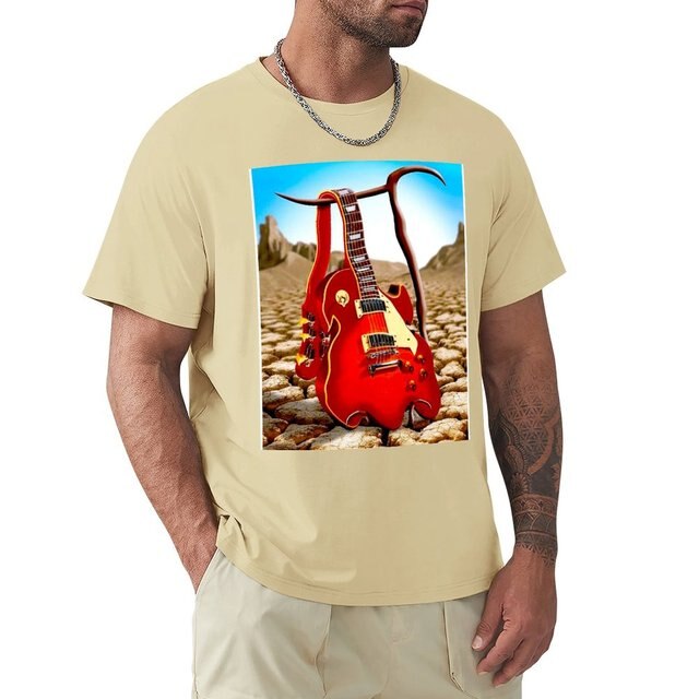 Vintage Abstract Guitar T-Shirt