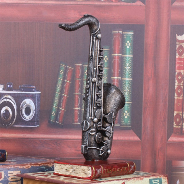 Retro Musical Instrument Figurine Gift