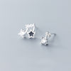 Music Notes Star Shaped Earrings