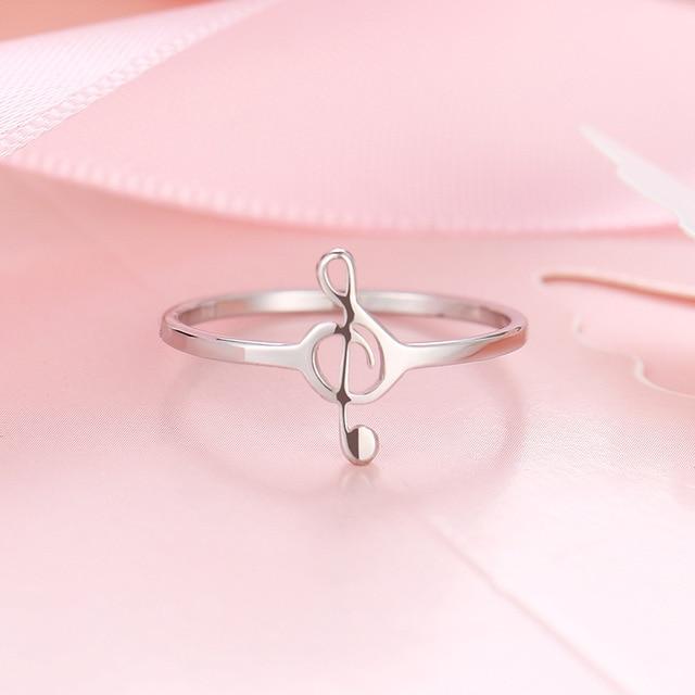 Free - Music Treble Clef Ring